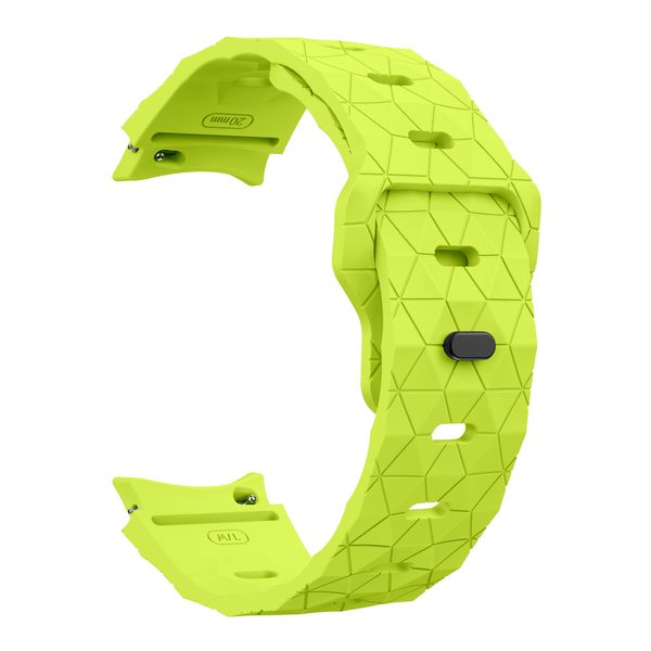 Strap Compatible with Samsung Galaxy watch 4/5/6/7/7FE Diamond Pattern-Green