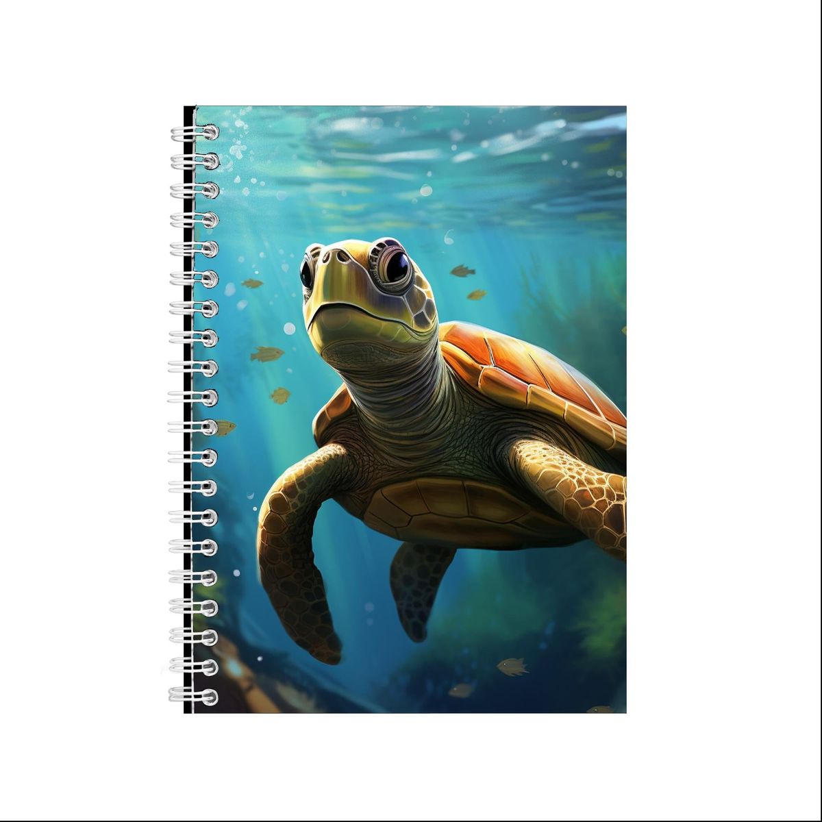 Swimming Turtle 12 A5 Notepad Present | Shop Today. Get it Tomorrow ...