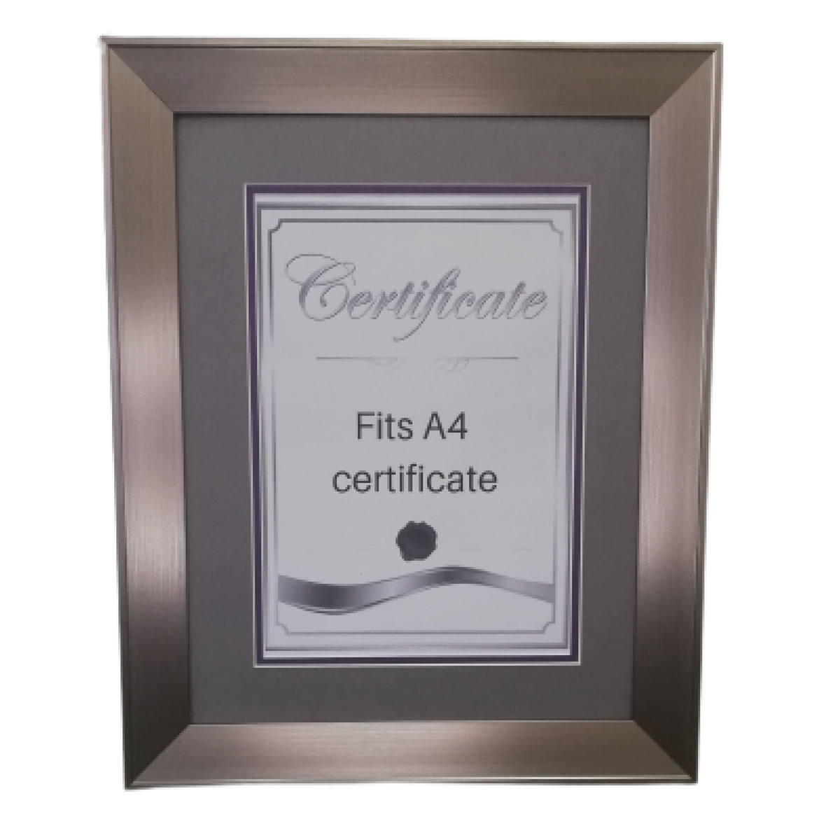 NWU Graduation Certificate Frame A4 Silver, Grey & Purple Buy