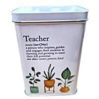 Beautiful Storage Tin - Definition of Teacher