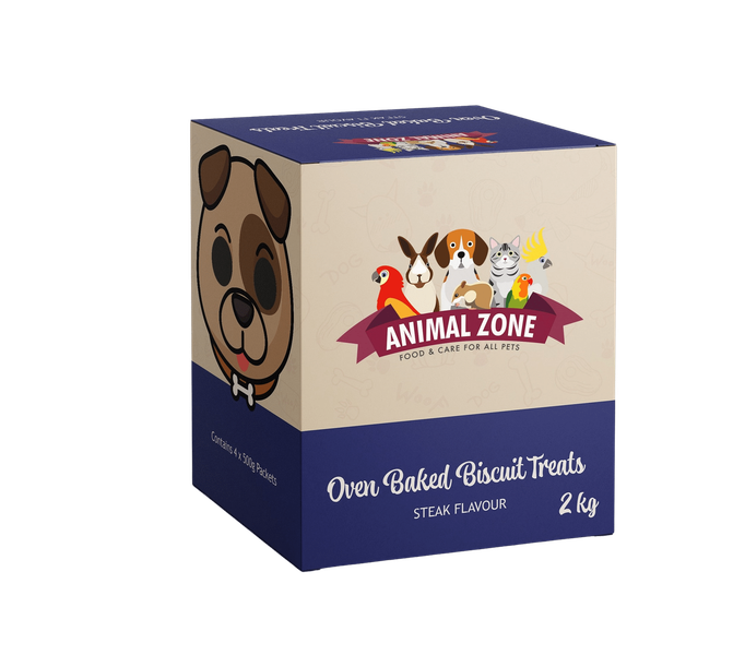 Animal Zone Baked Dog Biscuits - Steak Flavour 2kg