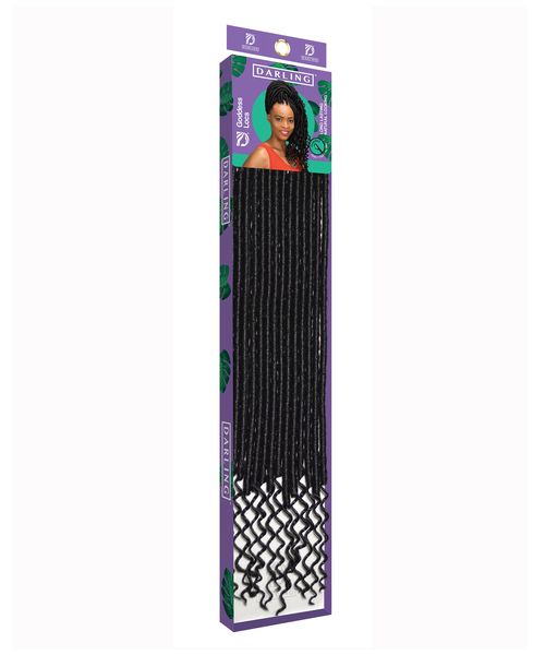 Darling Goddess Locs 1/27 Black / Honey Blonde
