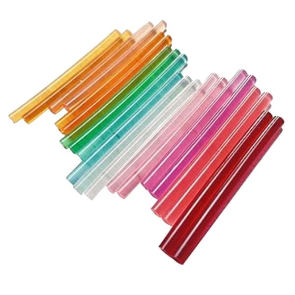Craft Strong Bonding Colored Hot Melt Glue Sticks 20pcs