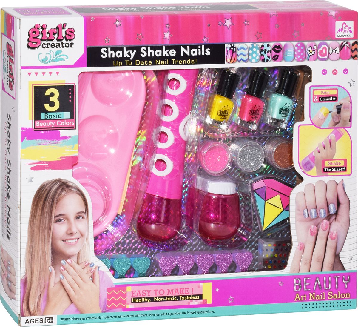 Girls Creator Shaky Shake Nails Manicure Set | Shop Today. Get it ...