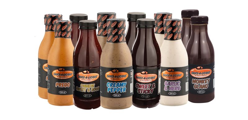 Just Lekka Sauce Hamper - Sauce-A-Licious. 6 Flavors (2 of Each)