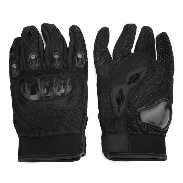 Full Finger Motorcycle Riding Gloves Black L