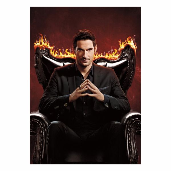 Lucifer Fire Chair - A1 poster