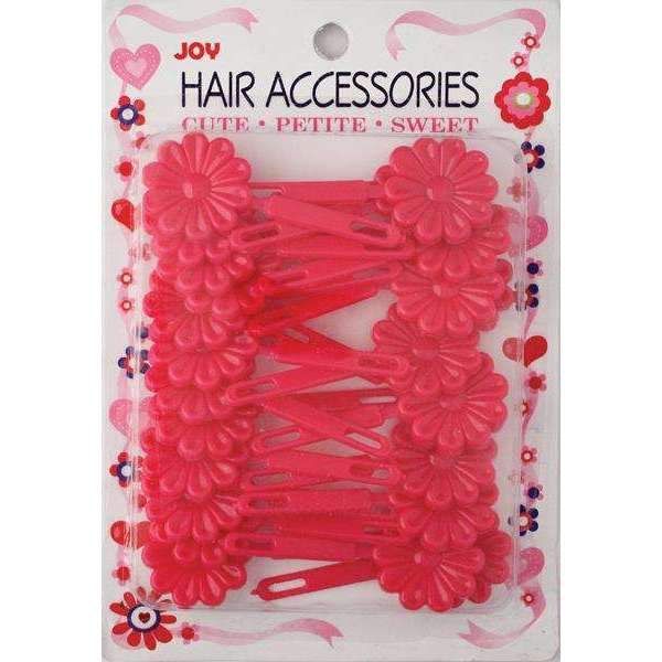 Joy - Ann16392 Hair Barrettes Hot Pink Daisy 24ct- 6 Pack