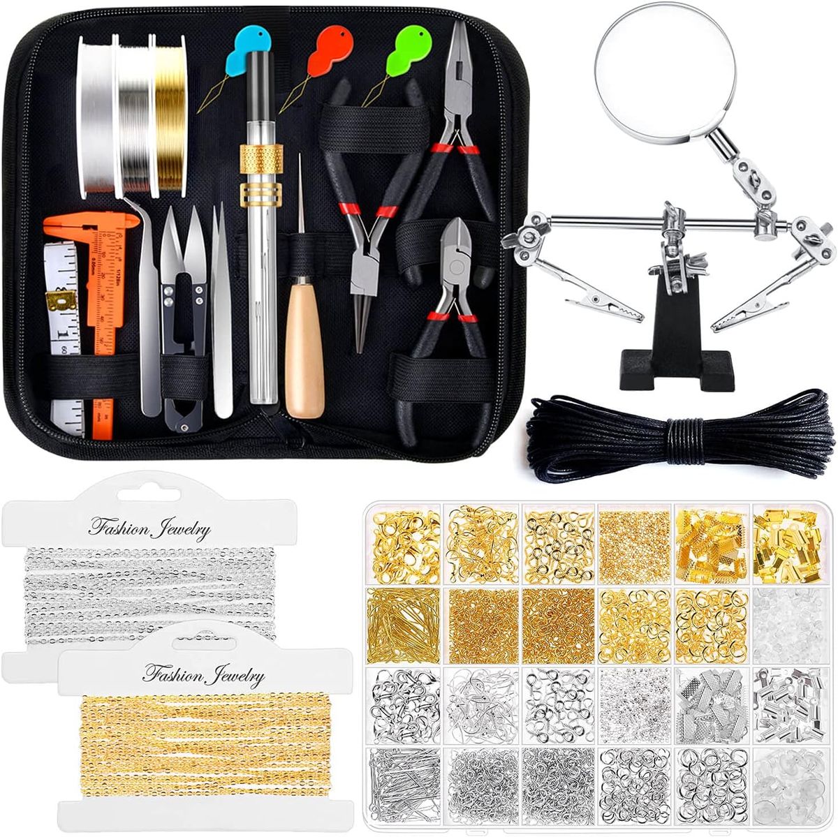 Jewelry Making Kits for Adults Jewelry Making Supplies Kit w/ Jewelry ...