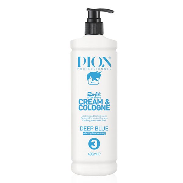 Pion Professional 2 in 1 Cream &amp; Cologne 3 Deep Blue