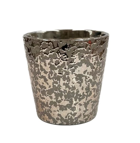 Embossed V Shaped Flower Pot - Set of 2