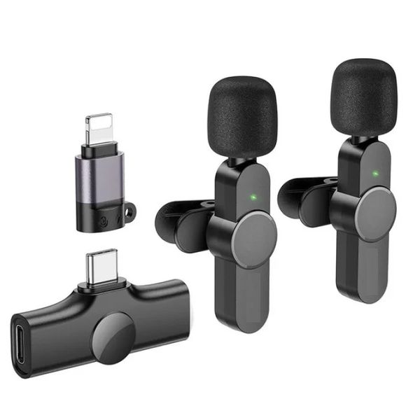 Wireless Digital Lavalier Microphone Lightning/Type-C 2.4G Transmission SE