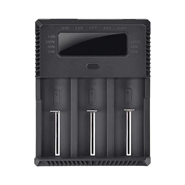 Trustfire Battery Charger With 3 Slots, Support Rechargeable LiIon IMR