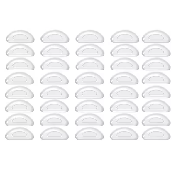 Glasses Nose Pad Silicone Anti Slip Self-adhesive Glasses Sticker -40Pcs