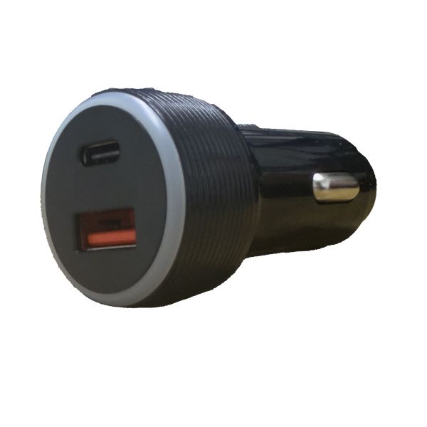 38w Black USB and Type C Charger