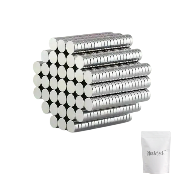 SleekTech N35 Neodymium Rare Earth Disc Magnets 4mm x 1.5mm - 100 Pack