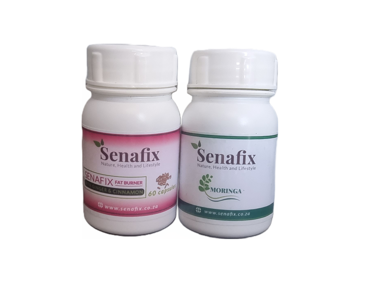 Senafix Fat Burner Capsules for Weight Loss And Senafix Moringa Powder