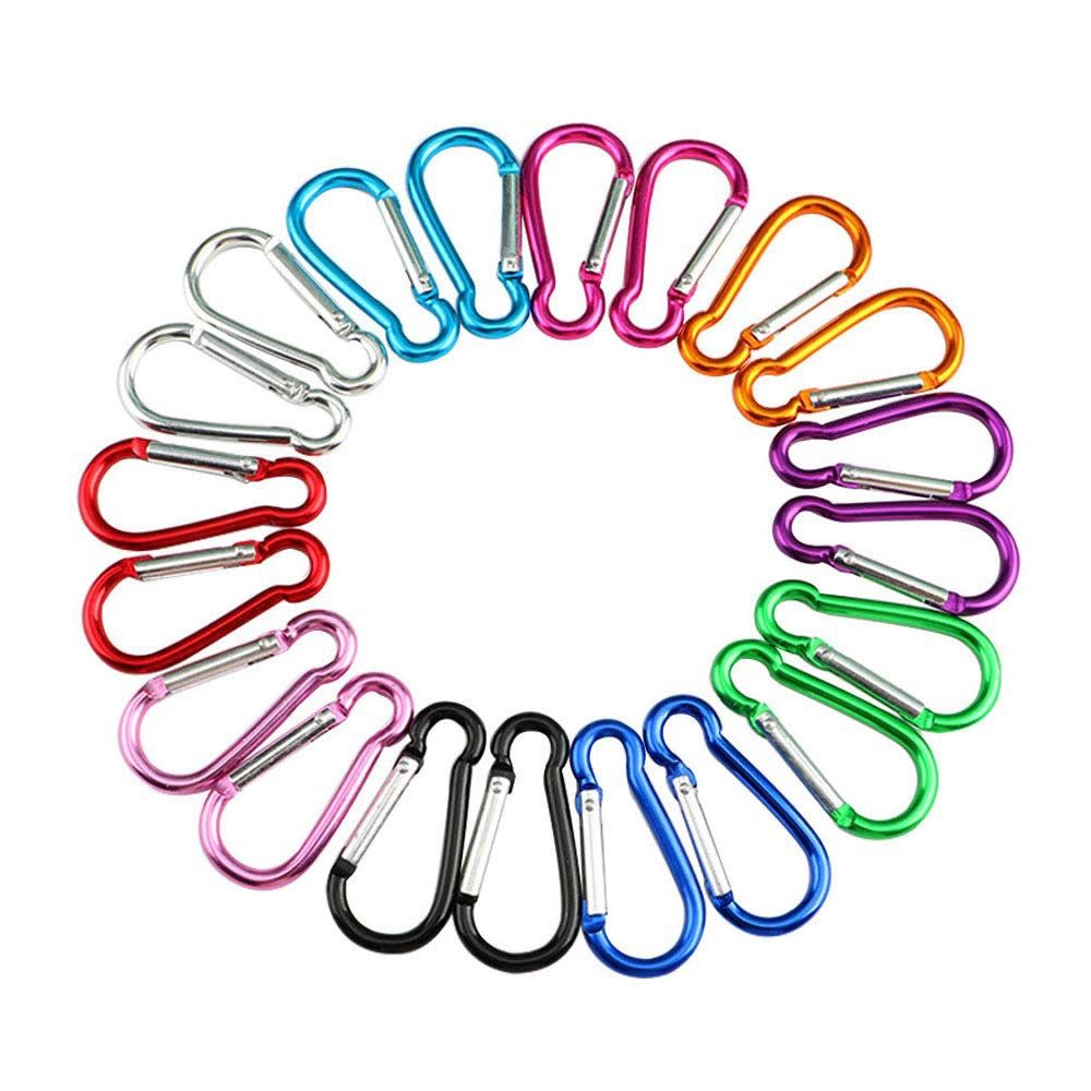 Camping Aluminum Carabiner Key Chain Clip 50 Piece Shop Today. Get it