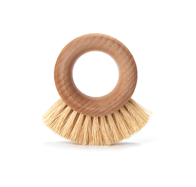 Bamboo Vegetable And Fruit Cleaning Brush