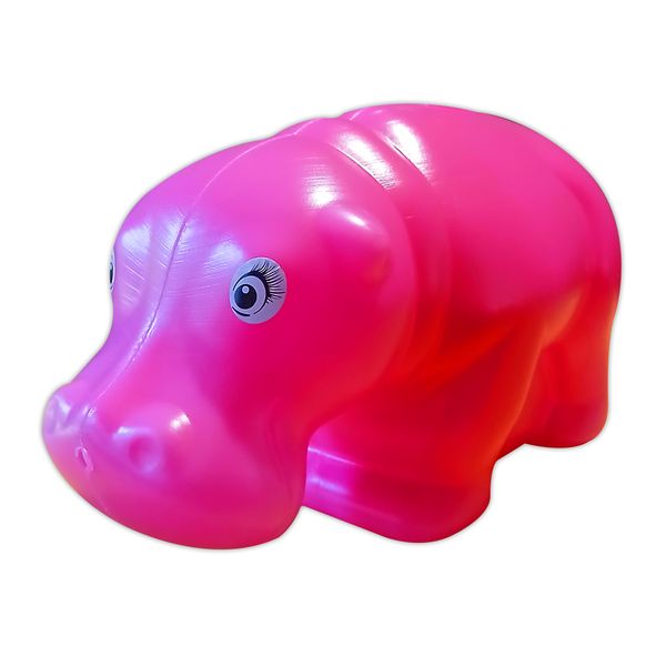 Jumbo Pink Hippo Piggy Bank