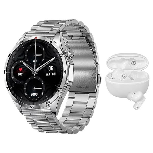 Golden Perfect Men's Smartwatch+Bluetooth Earpho image