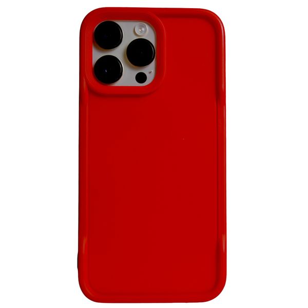 Red - Phone Case with Sleek Edge - Iphone 15 Pro