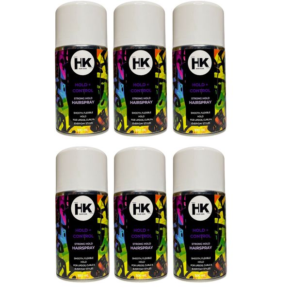 HK Hold + Control Hairspray 6-Pack 300ml - Strong Hold &amp; Frizz Control