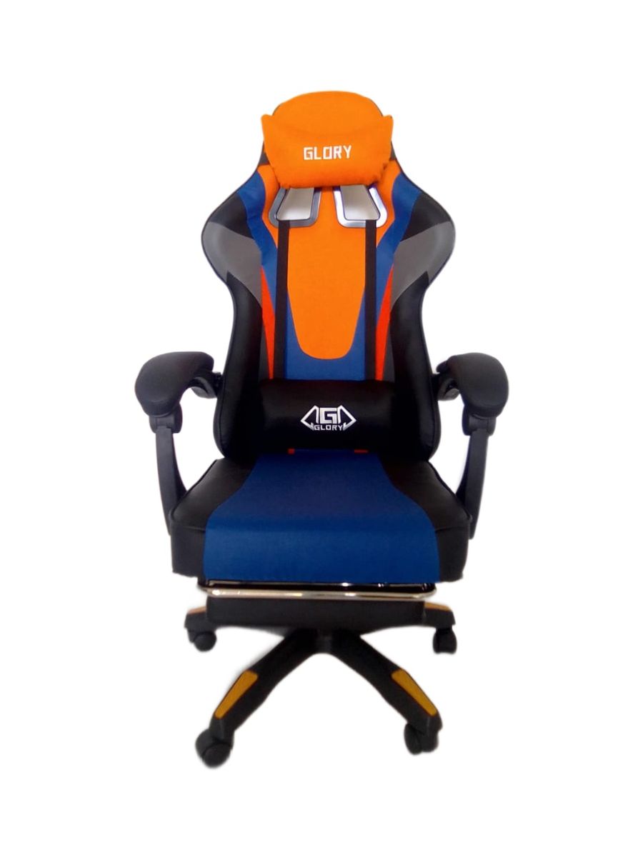 ULTRA Edition Racing Gaming Chair with Foot Rest Orange Buy Online