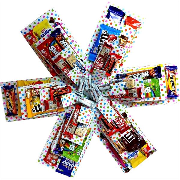 Hex of Happiness Sweet &amp; Chocolate Explosion Box - Pop-Up Gift Hamper
