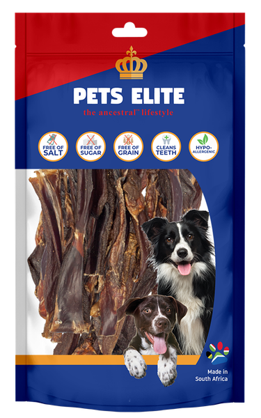 Pets Elite Chewy Treat Medium 70g - Natural Beef Muscle Dog Chew