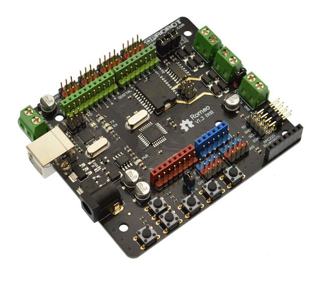 DF Robot (DFR0305) Evaluation Board, ATmega328, 8 bit megaAVR MCU