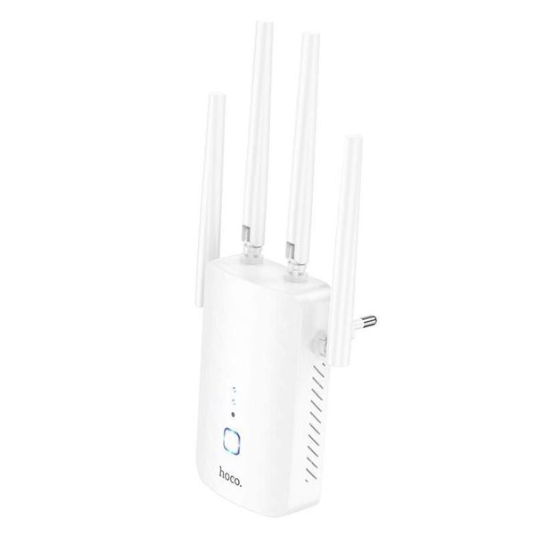 300Mbps WiFi 4 Repeater 2.4GHz Range Extender Signal Booster EU Plug HI35