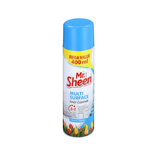 Mr Sheen Multi Surface Cleaner Spring Fresh (6 x 400ml) | Shop Today ...