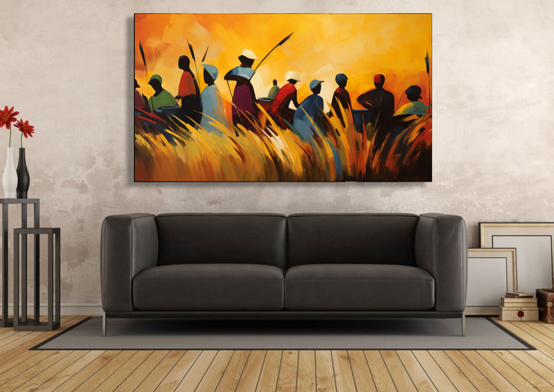 Canvas Wall Art - Harvest Dreams Abstract - IM1205