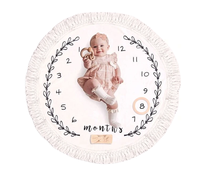 Milestone blanket - Boho tassle