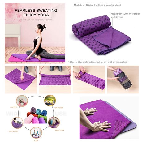 Heartdeco TPE Yoga Mat Bricks Magic Circle Towel Pilates Fitness 8pcs Set, Shop Today. Get it Tomorrow!