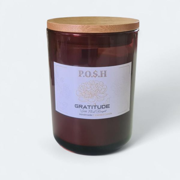 Natural Soy Wax Scented Candle - Cucumber Bergamot