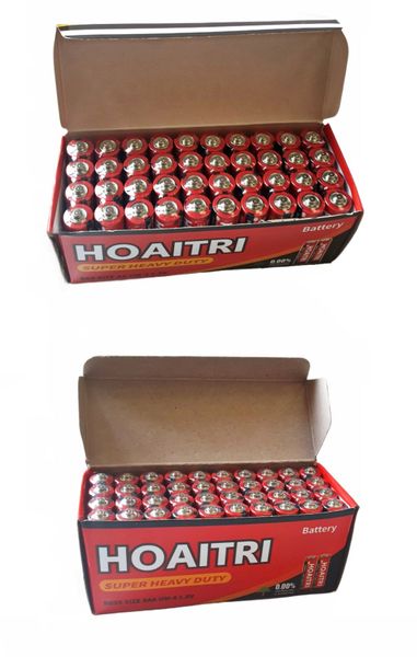 Bulk Battery Box - 40 Pieces AAA and 40 Pieces AA Batteries