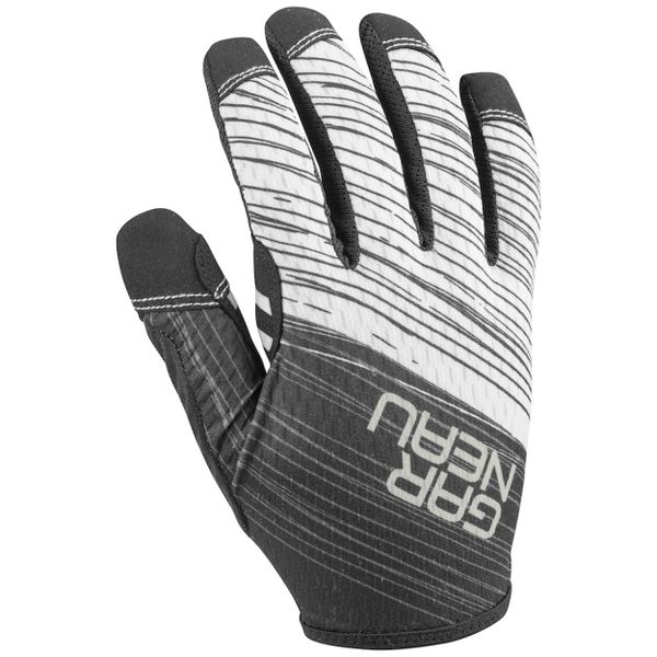 Louis Garneau Wapiti Cycling Gloves, Black with white