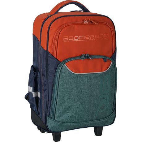 Boomerang Large Xbag Polyester TPU Division Trolley Backpack S-530-05 Orang Image