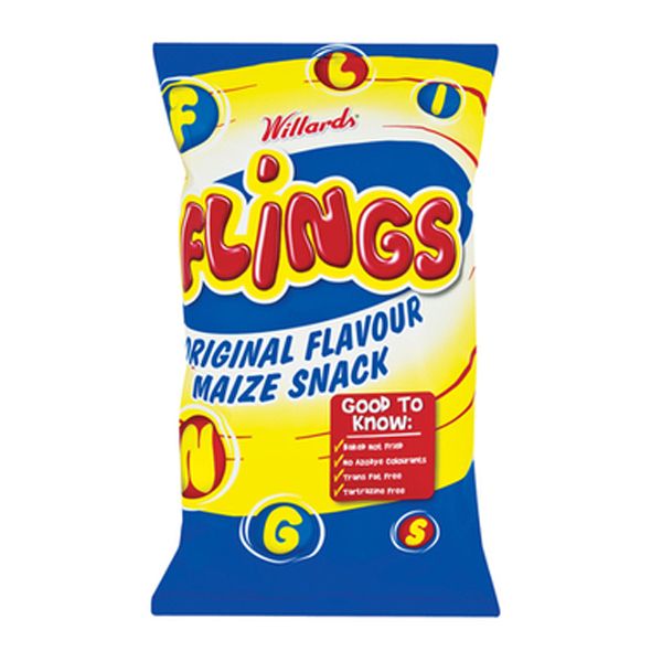 Willards Flings Original - 16 x 150g Pack of Snack Treats