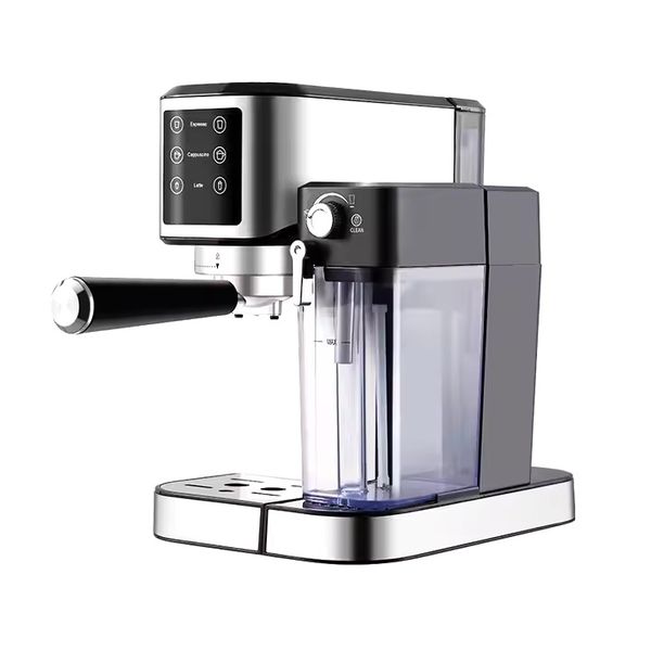 Electric Automatic Coffee Espresso Maker Machine With Milk Tank