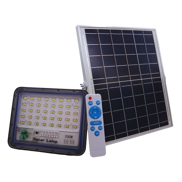 200w Solar LED Floodlight with Remote Control