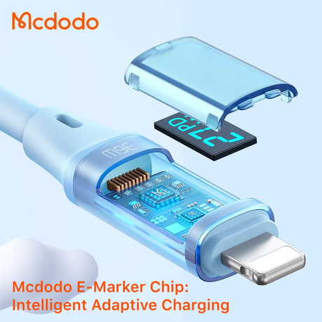 Mcdodo Lightning Digital Watt Display Charging Cable for Apple