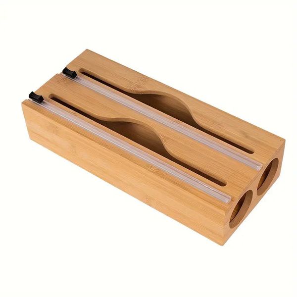 Wrap Duo: 2-in-1 Foil And Film Dispenser With Cutters