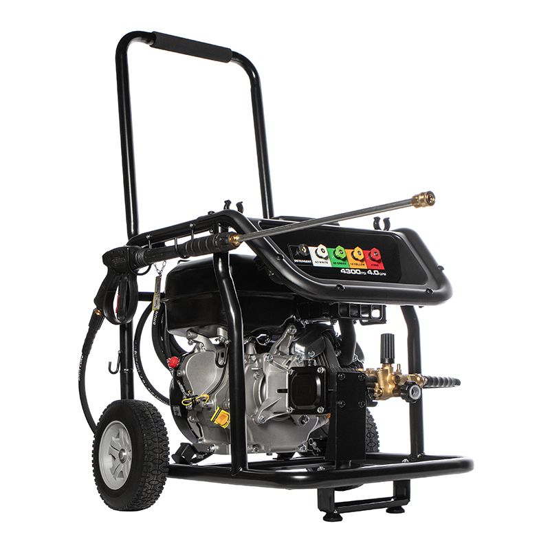 ALTIWASH Industrial 4 Stroke Petrol Pressure Washer Black (4300PSI