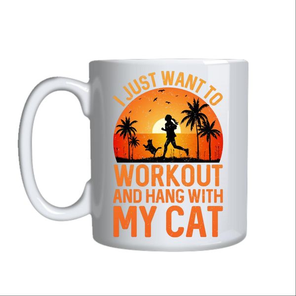 Hang With My Cat Mug Gift Idea 142