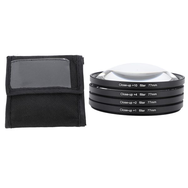 77mm +1/+2/+4/+10 Macro Filter Kit With Storage Pouch