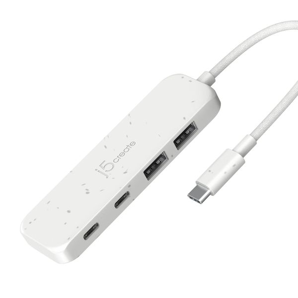 J5Create Eco-Friendly USB-C to 4-Port Type-C &amp; Type-A Gen 2 Hub