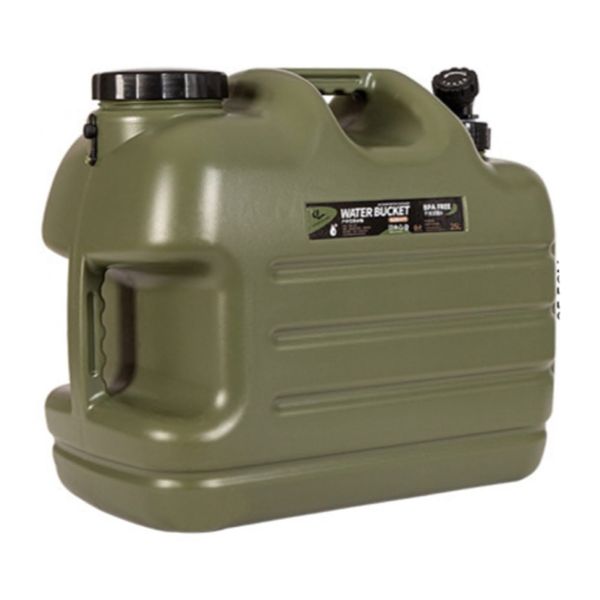 Camping Water Canister With Faucet - Green 25L